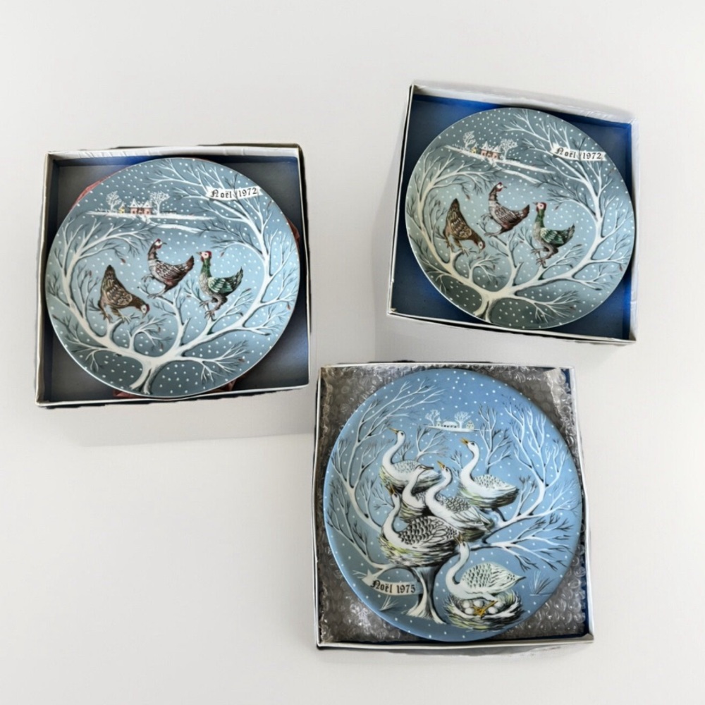 1975 Haviland Limoges France 12 Days Christmas